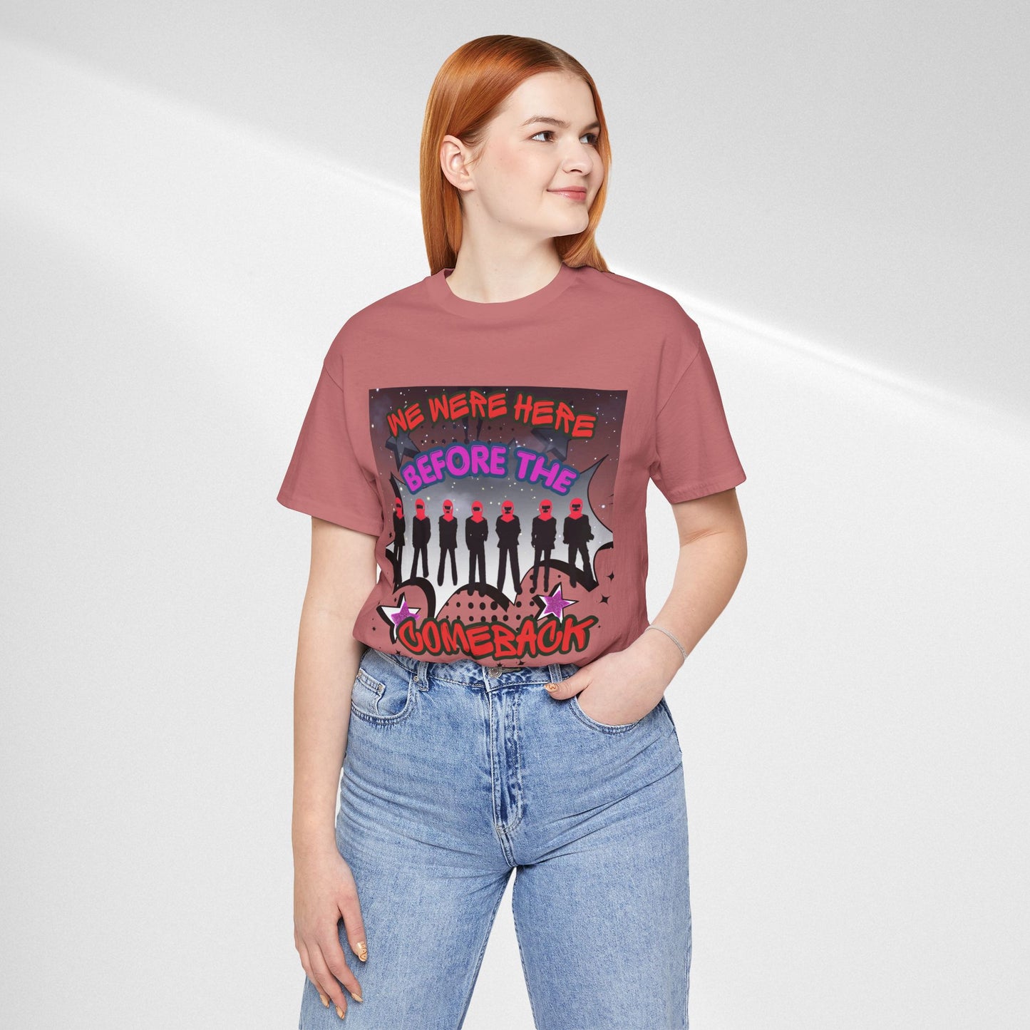 T‑Shirt — 'We Were Here Before the Comeback' Retro Pop Concert Tee