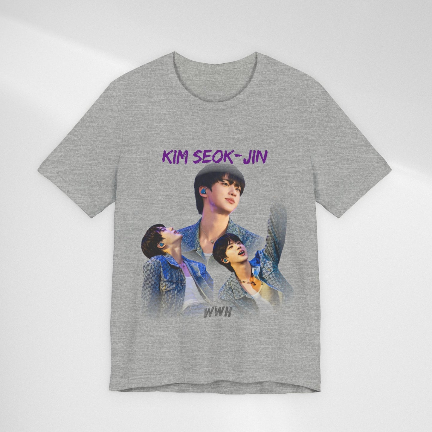 K-Pop Idol Photo Tee — 'Kim Seok-Jin' Graphic T-Shirt