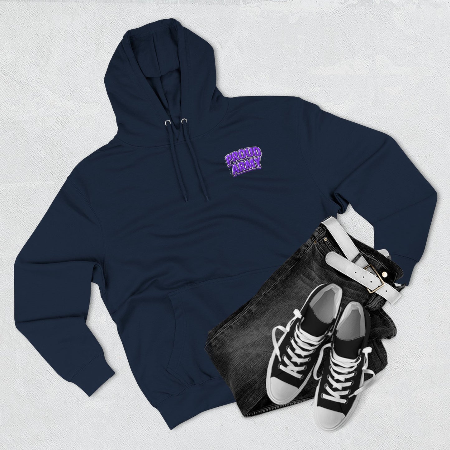 BTS Bangtan Photo-Panel Hoodie — 'Bangtan' 9-Eyes Graphic Fleece Hoodie
