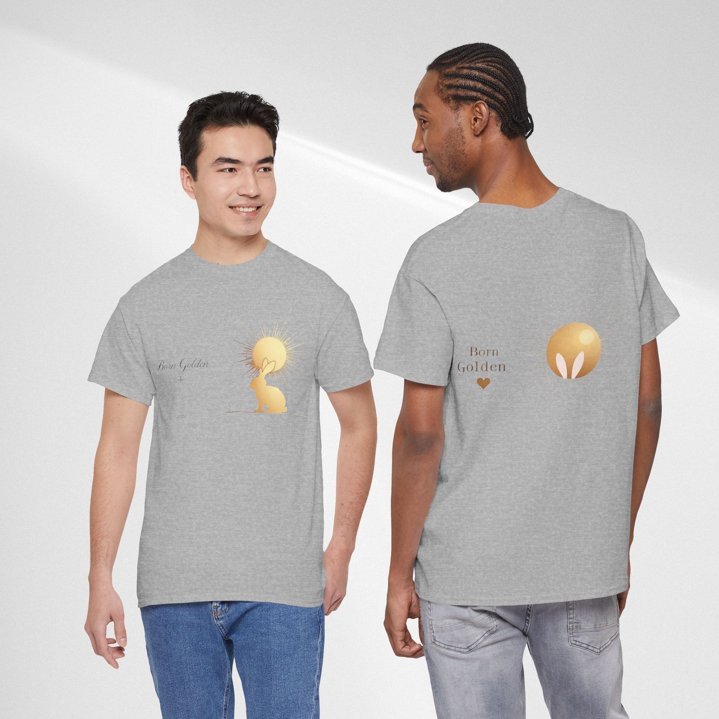 JK Golden Child T-Shirt — 'Born Golden' Cute Kids Illustration Tee