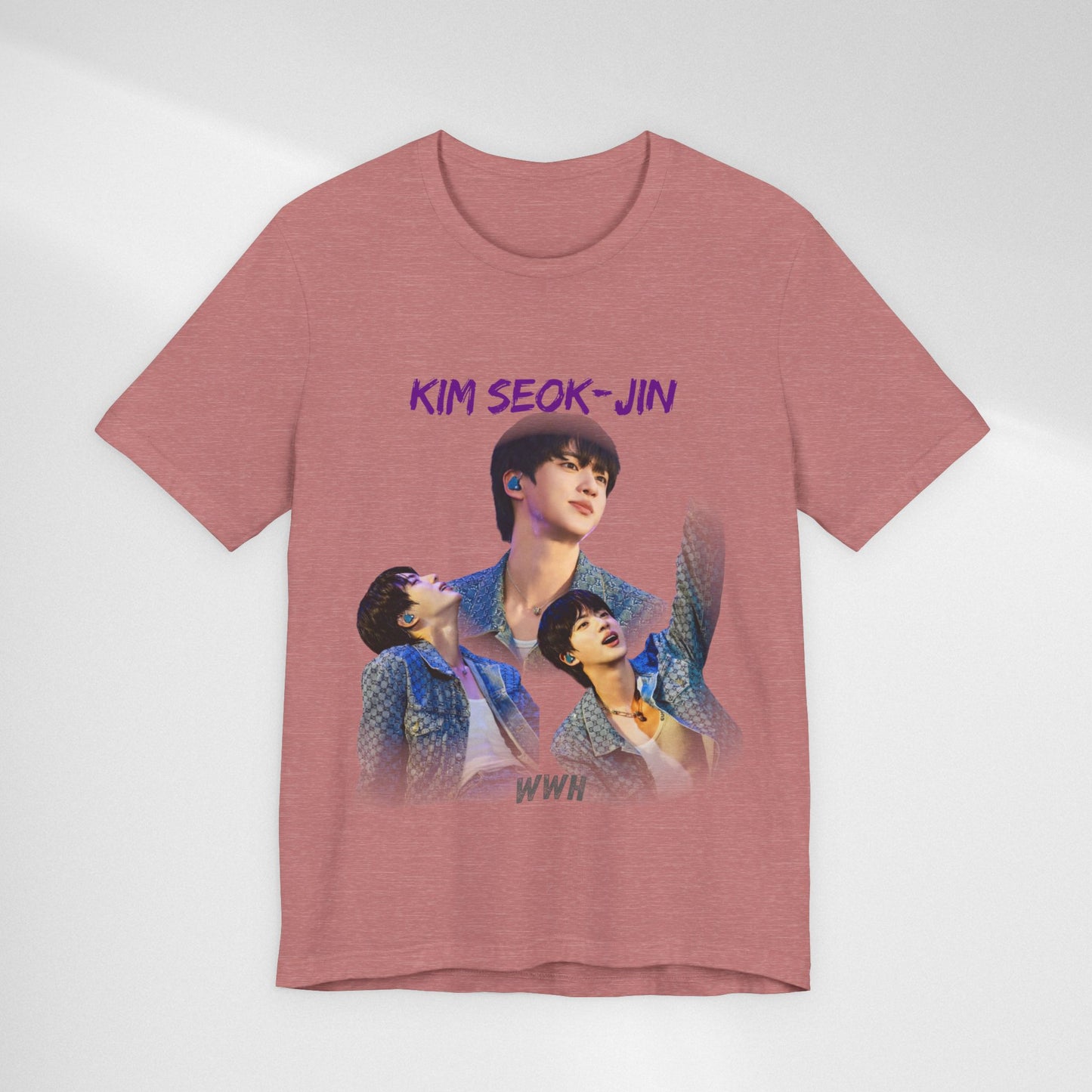 K-Pop Idol Photo Tee — 'Kim Seok-Jin' Graphic T-Shirt
