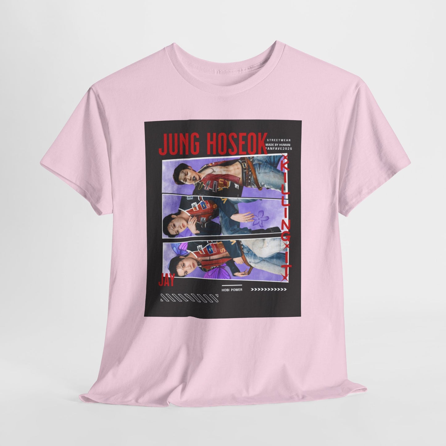 Jung Hoseok Photo Collage Tee — Retro K-Pop Fan Shirt