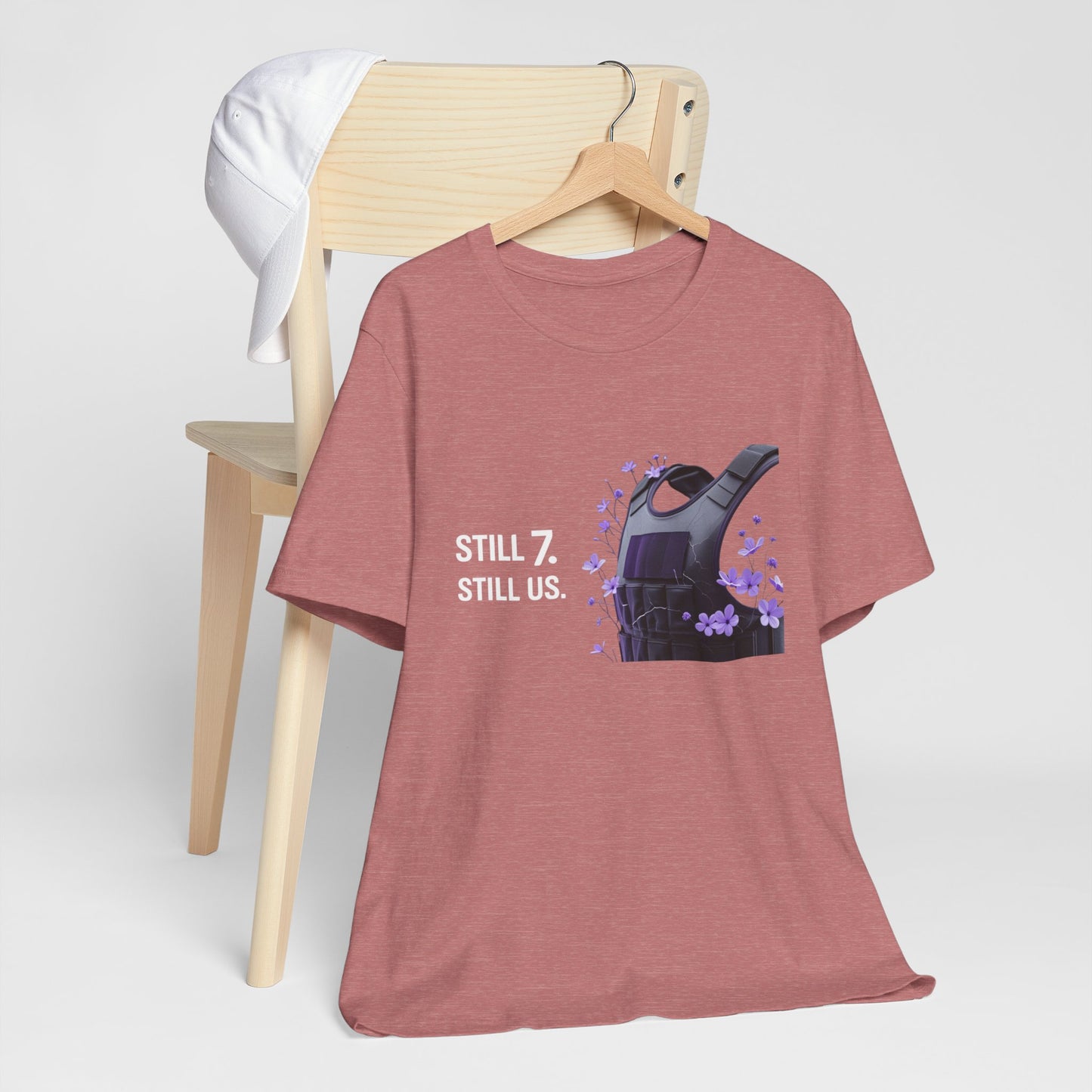Bulletproof Vest Floral Tee — “I Am The Proof” Graphic T‑Shirt