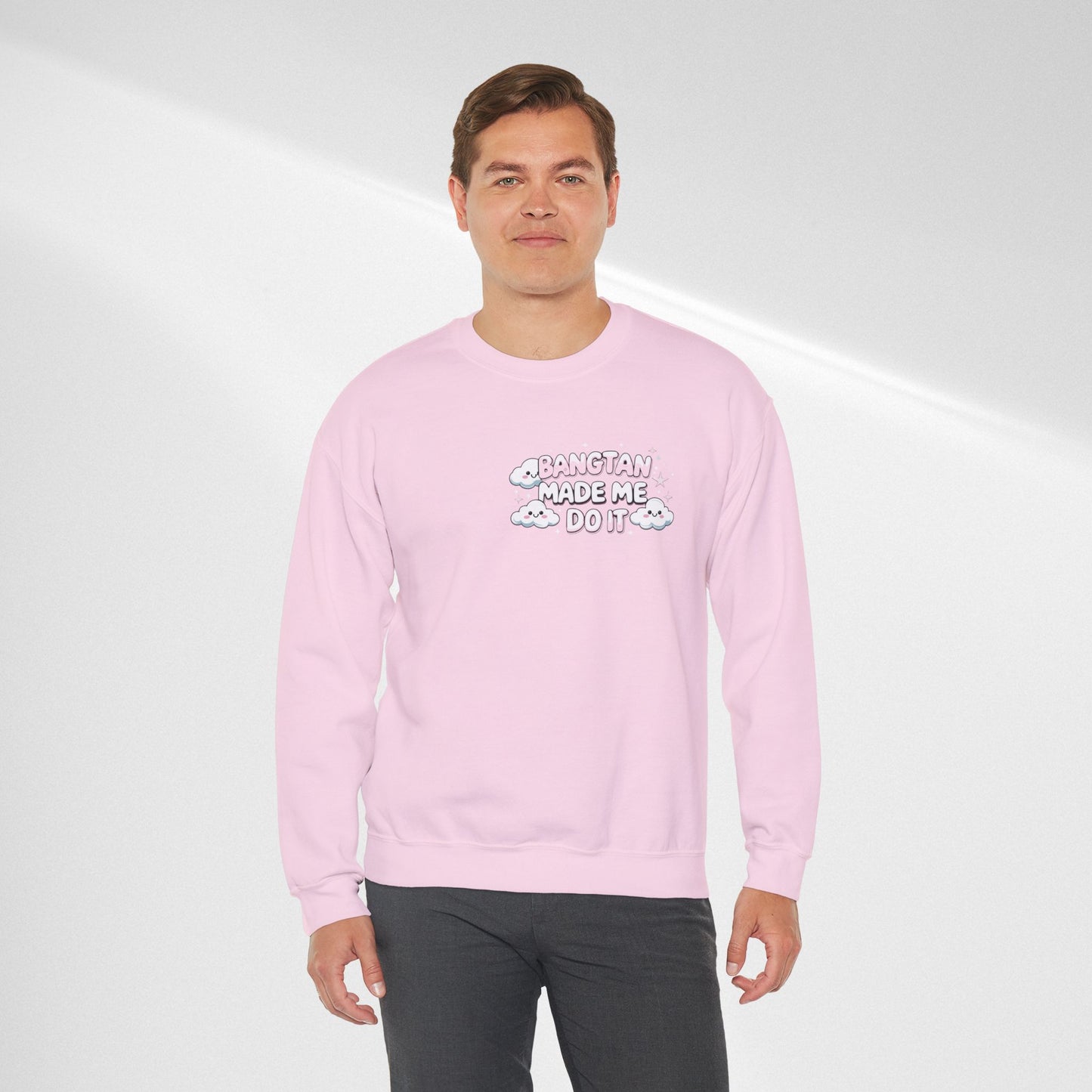 Crewneck Sweatshirt — "Bangtan Made Me Do It" K-Pop BTS Fan Pullover