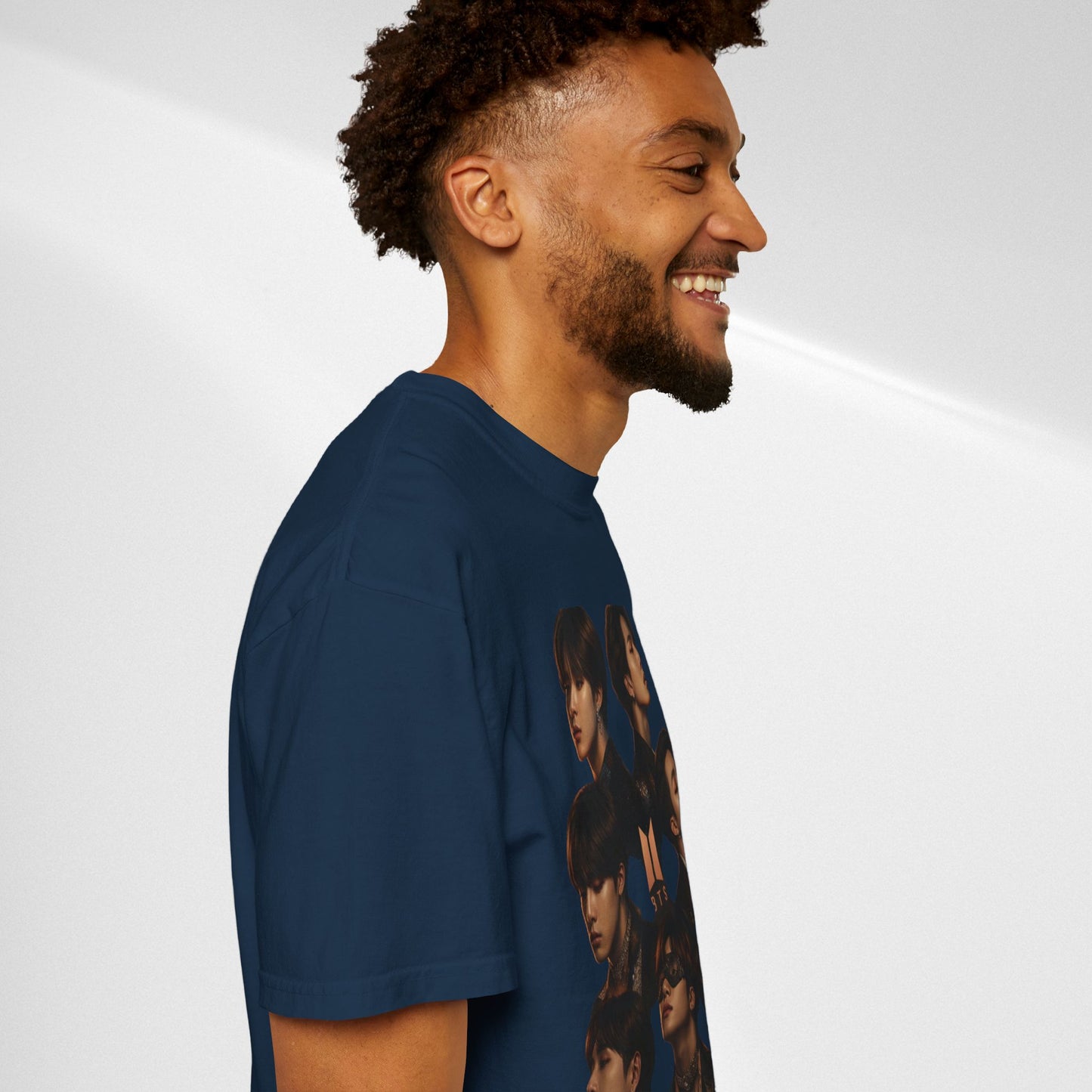 BTS Portrait Collage T-Shirt — Dark Mood Graphic Tee