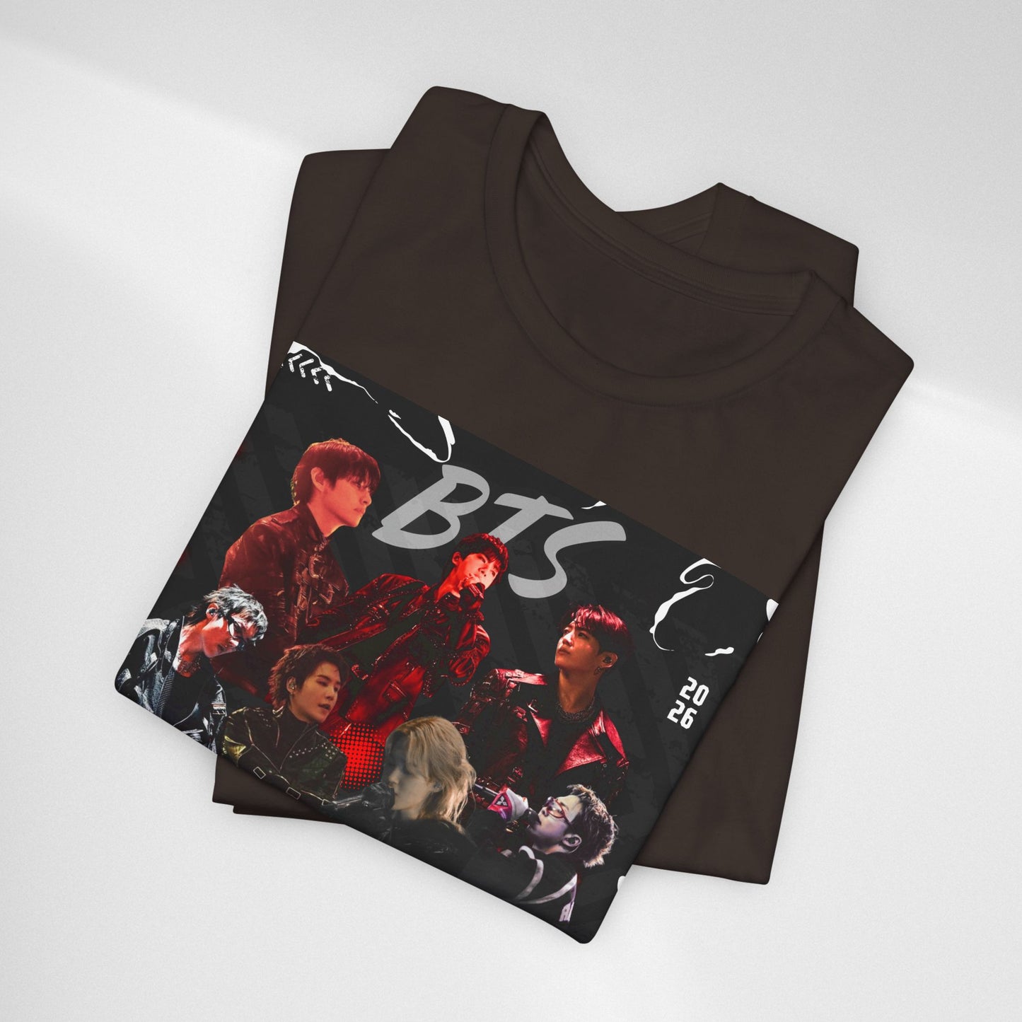 BTS ARIRANG Band Graphic Tee — 'BTS ARMY' Retro Concert Poster Shirt