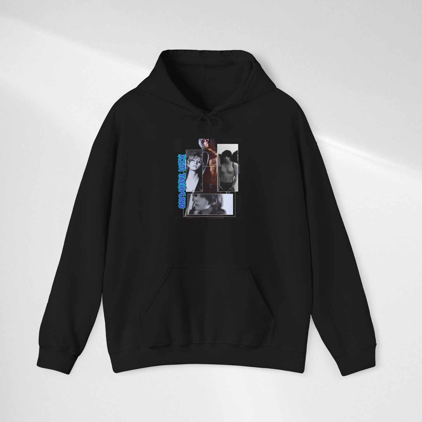 TAE Hoodie — Graphic Photo Collage 'Goth Romance' Streetwear Pullover