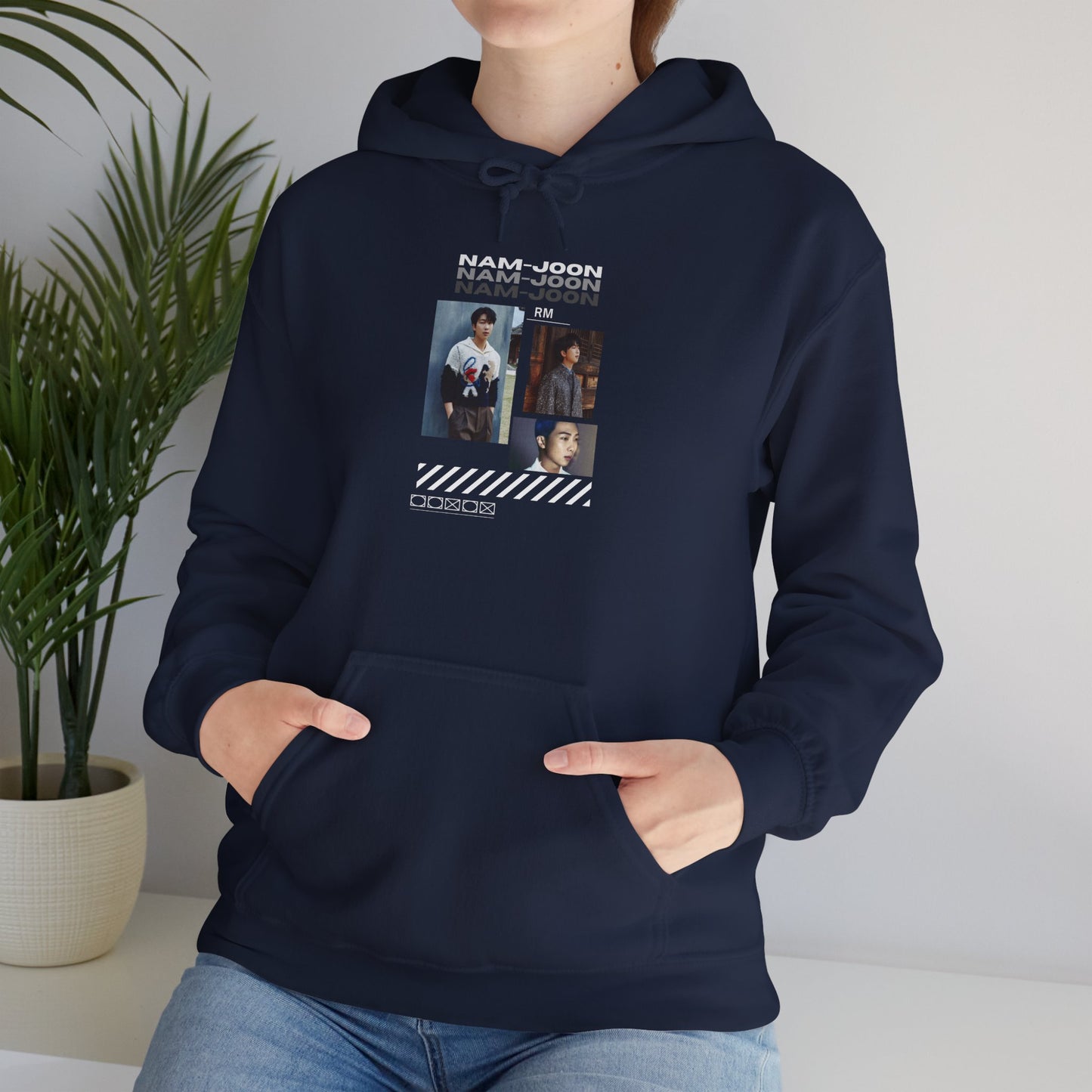NAMJOON Hoodie — Retro Filmstrip Portrait Pullover