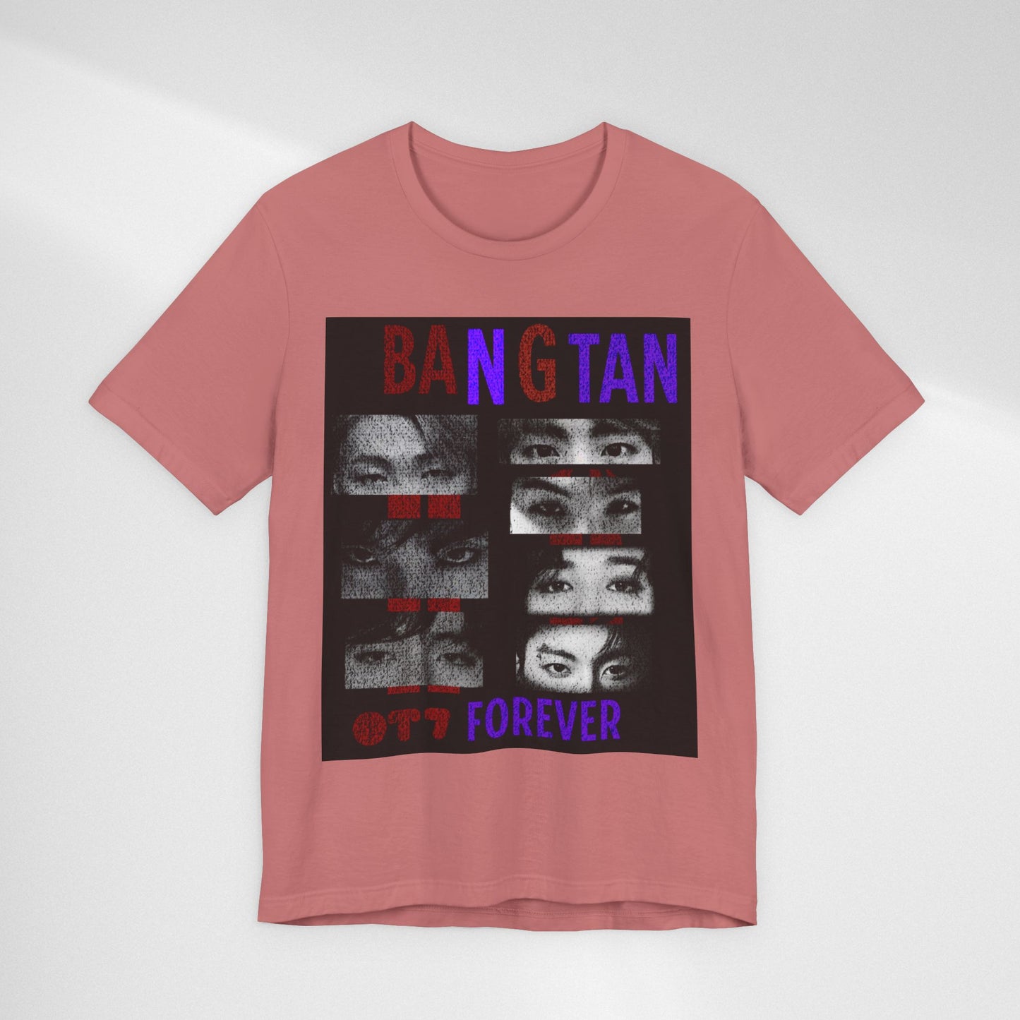 Bangtan Forever BTS Eyes Graphic Tee – K‑Pop Fan Shirt