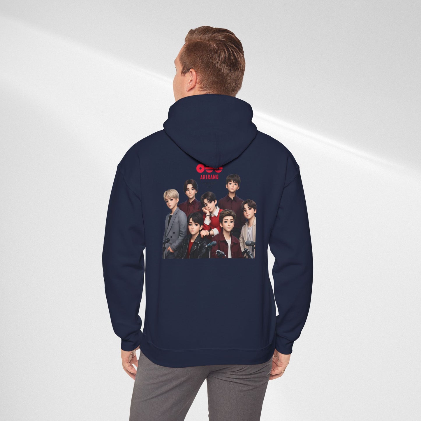 BTS Group Photo Hoodie – Korean Boy Band Pullover