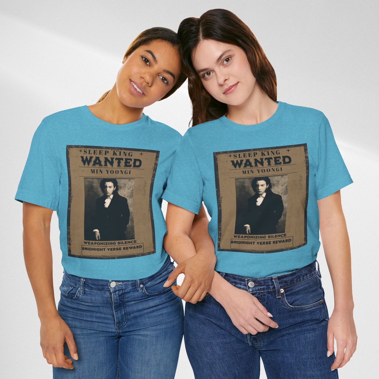 Sleep King Wanted Tee — Vintage 'Min Yoongi' Poster Shirt