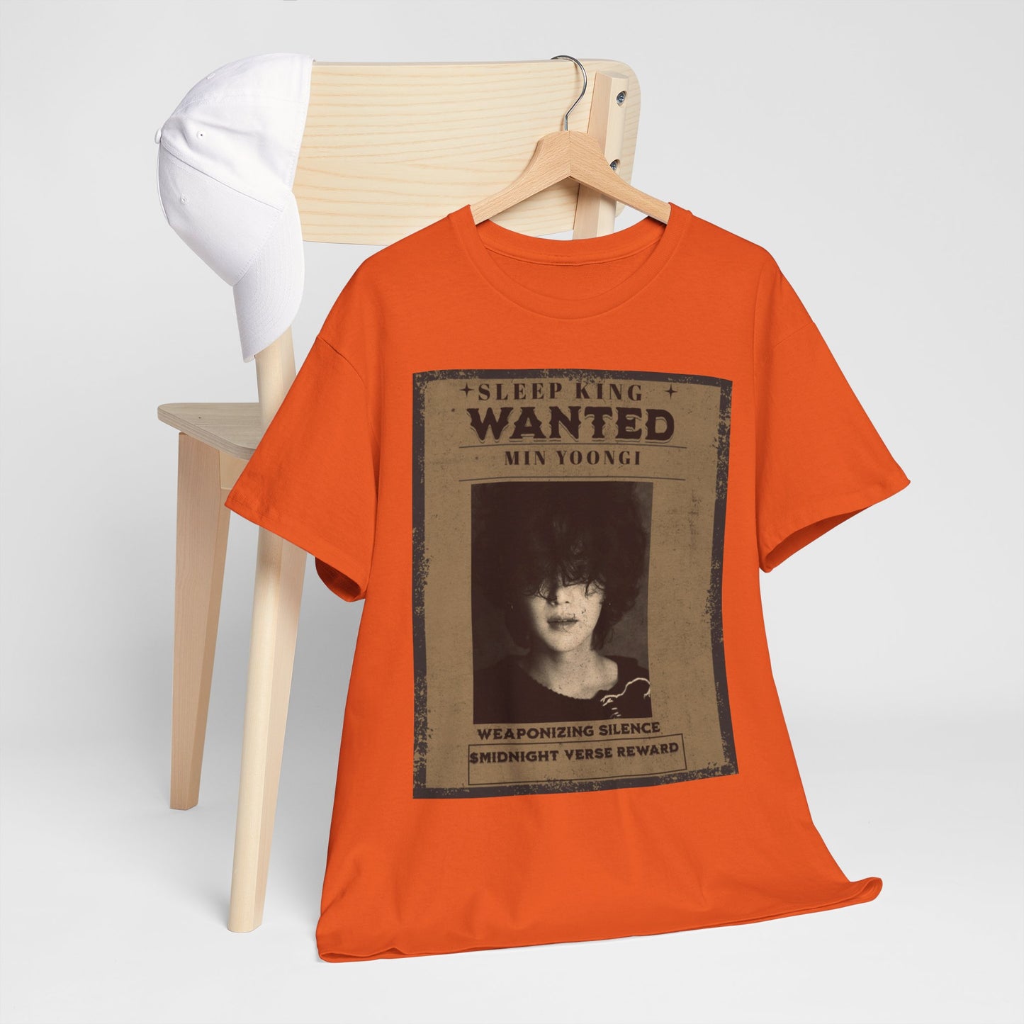 Suga Vintage “Sleeping Wanted” Retro Poster T-Shirt
