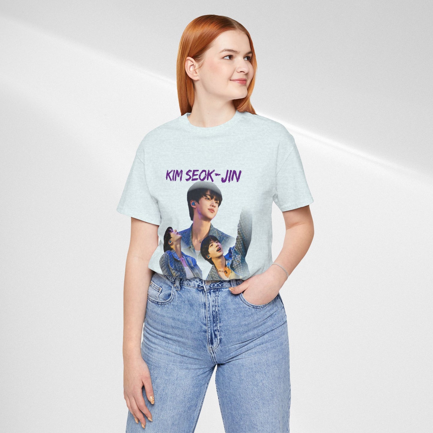 K-Pop Idol Photo Tee — 'Kim Seok-Jin' Graphic T-Shirt