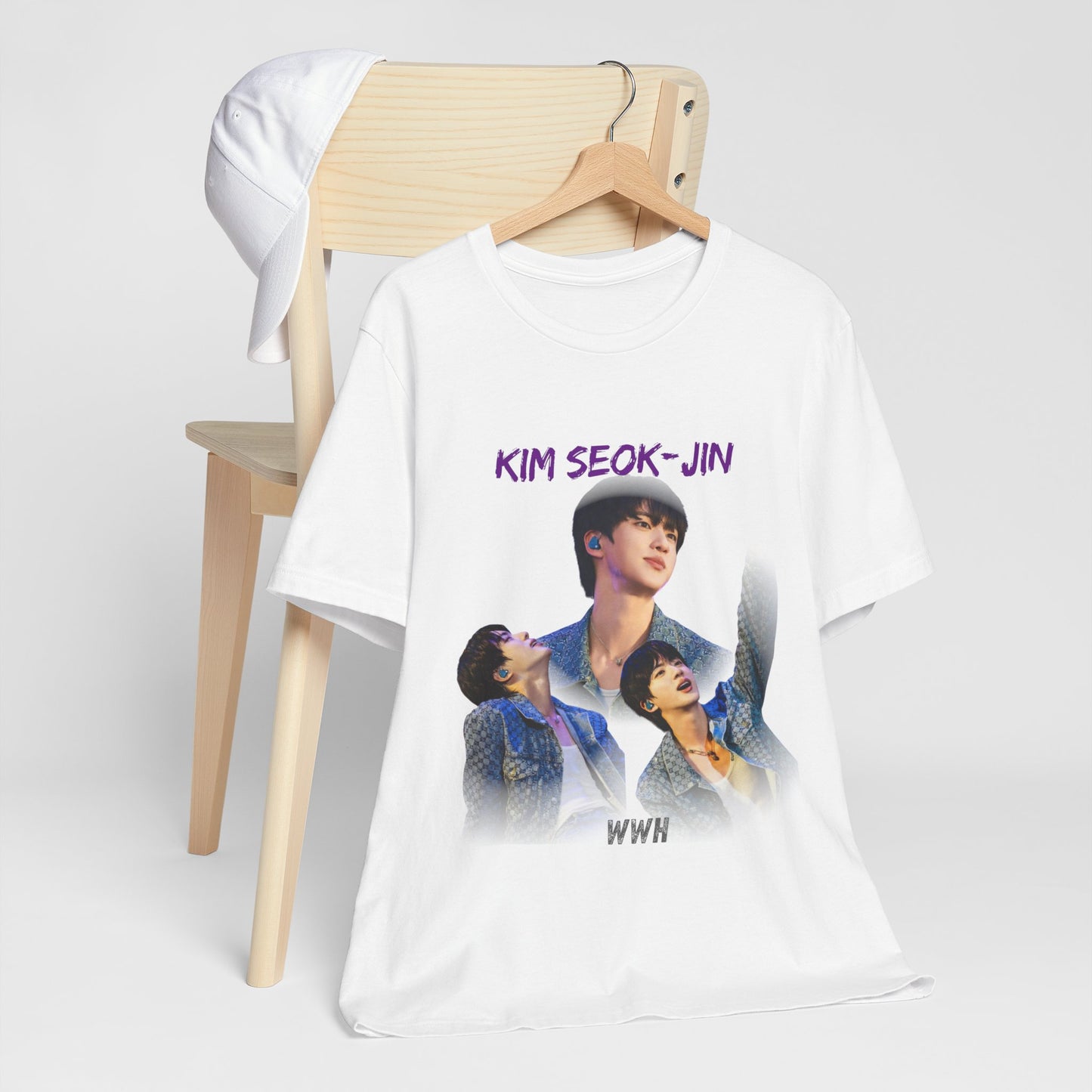 K-Pop Idol Photo Tee — 'Kim Seok-Jin' Graphic T-Shirt
