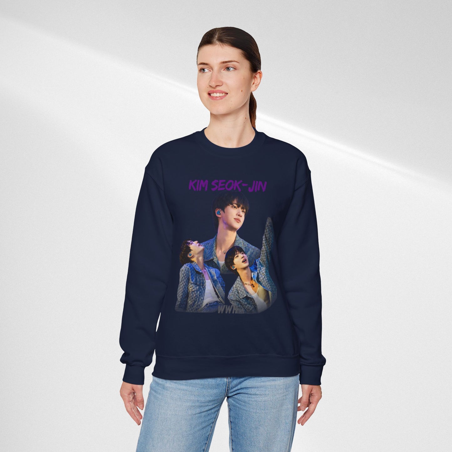 JIN Photo Collage Crewneck Sweatshirt
