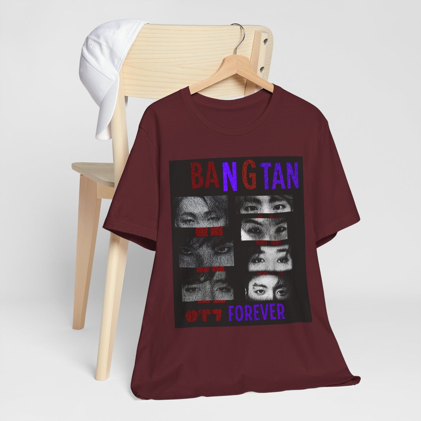 Bangtan Forever BTS Eyes Graphic Tee – K‑Pop Fan Shirt