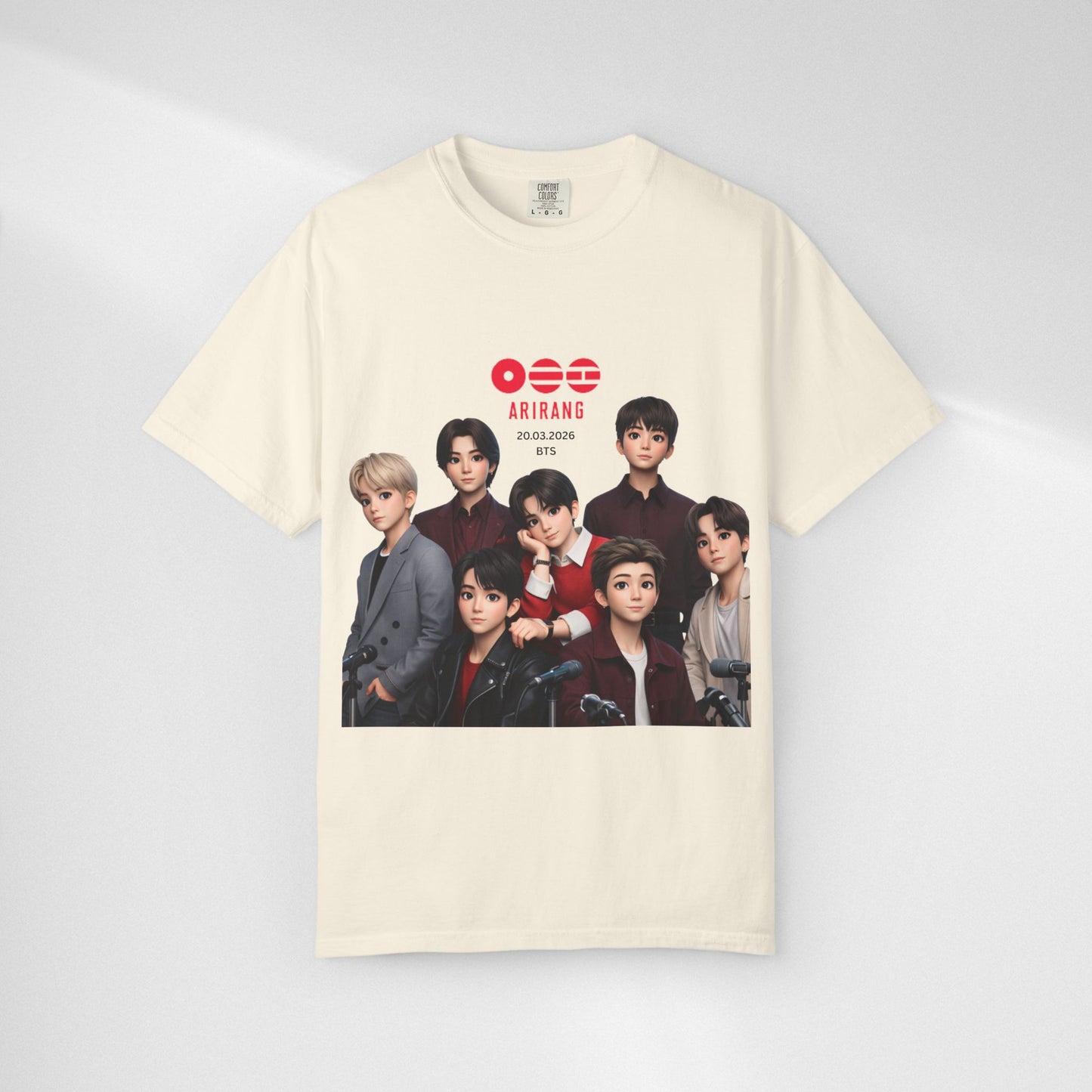 BTS Band Photo T-Shirt — Group Portrait Graphic Tee