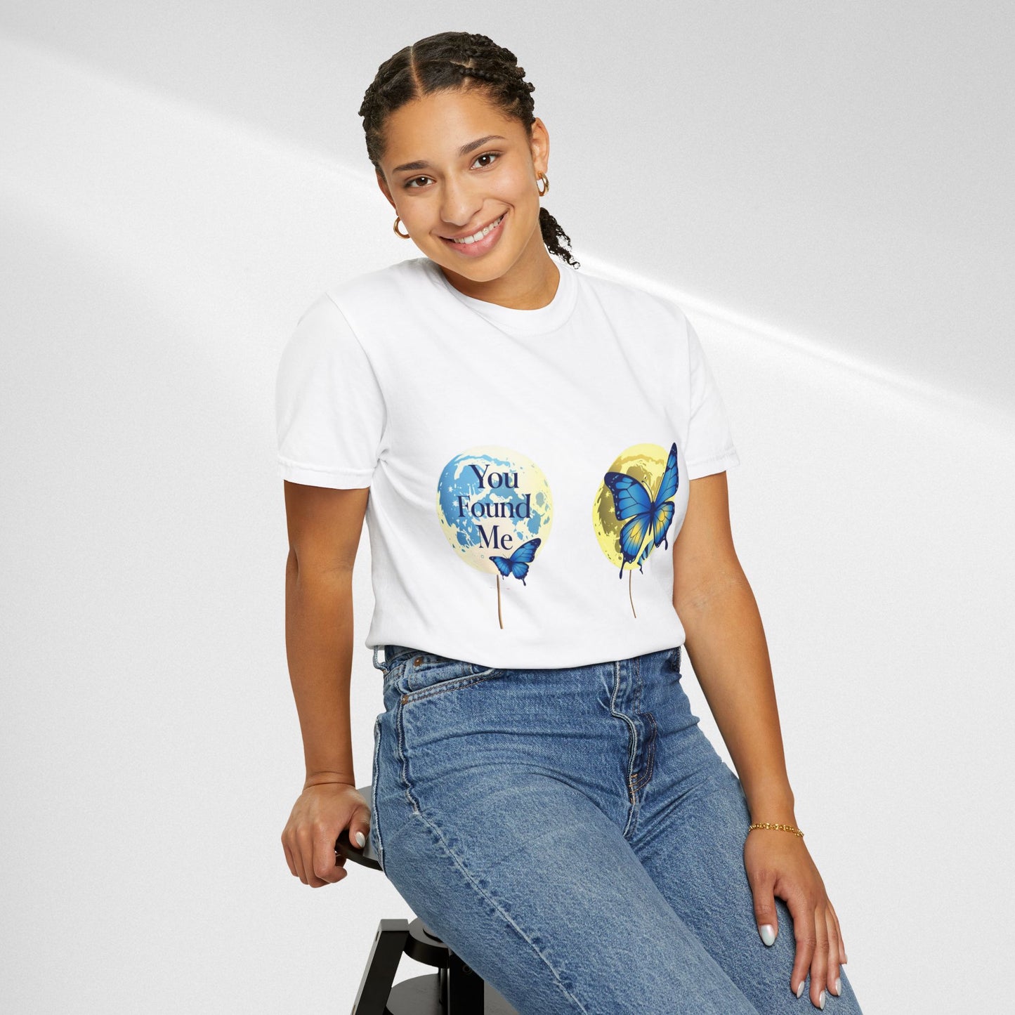 Butterfly "You Found Me" Graphic T-Shirt