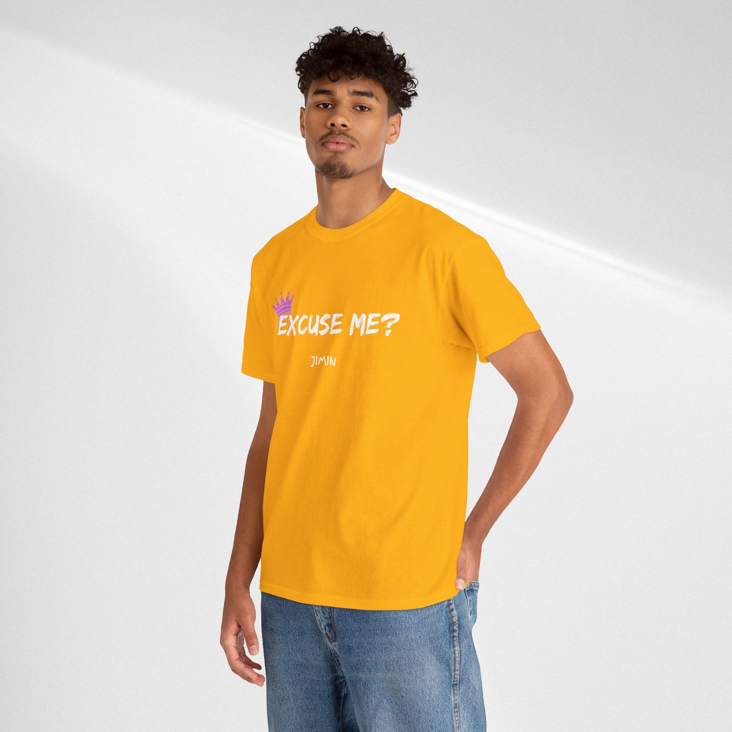 Excuse Me? Tee — Jimin Crown Graphic T‑Shirt