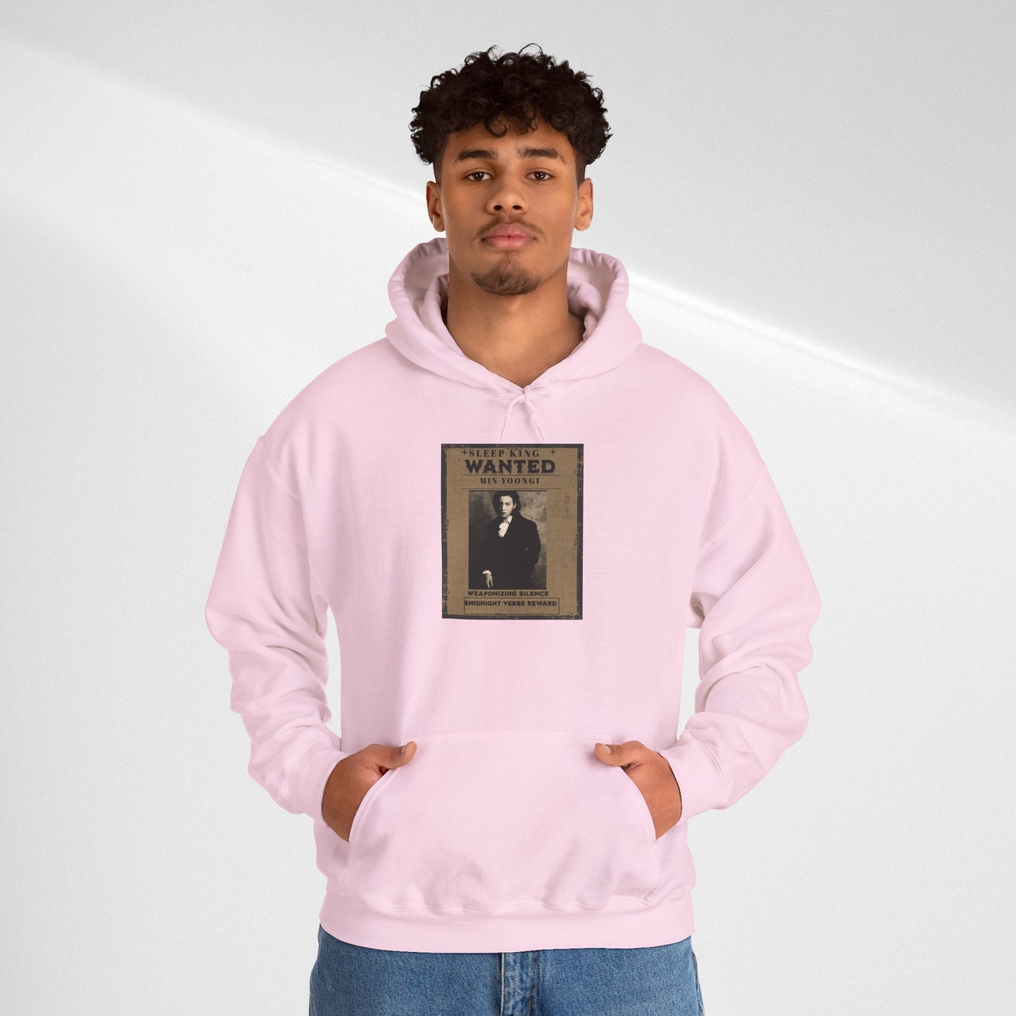 Suga Wanted Poster Hoodie — Vintage 'Wanted' Photo Sweatshirt
