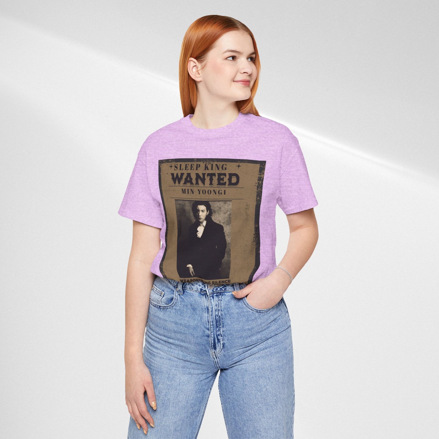 Sleep King Wanted Tee — Vintage 'Min Yoongi' Poster Shirt