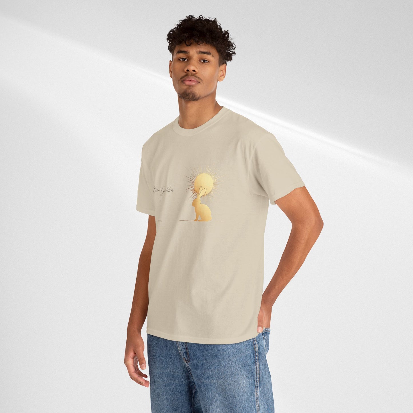 JK Golden Child T-Shirt — 'Born Golden' Cute Kids Illustration Tee