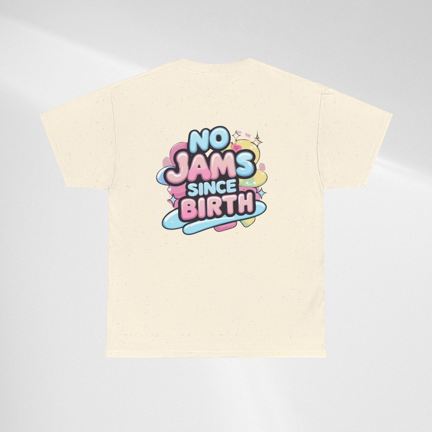 No Jams Since Birth T-Shirt — Cute Pastel Graphic Tee