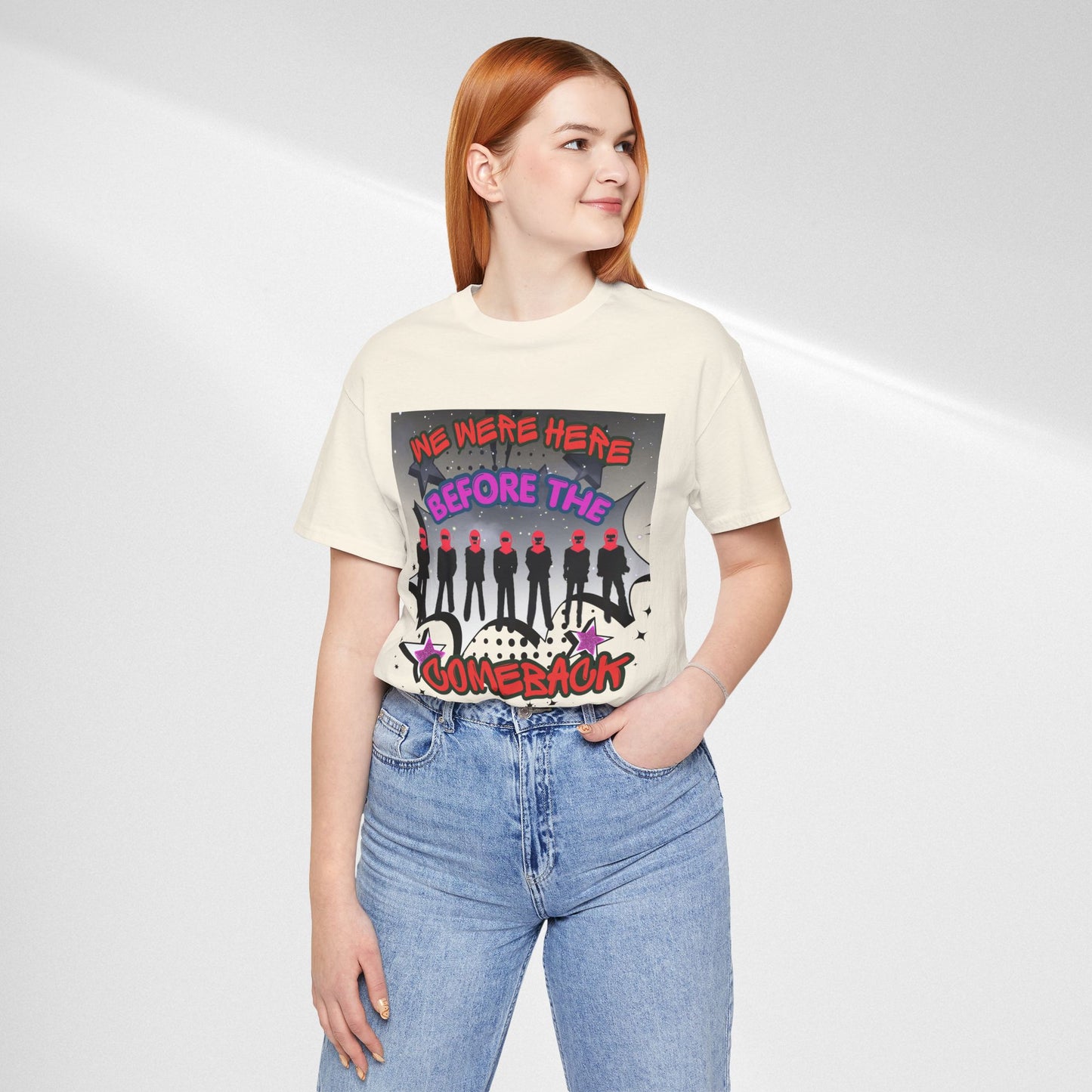 T‑Shirt — 'We Were Here Before the Comeback' Retro Pop Concert Tee