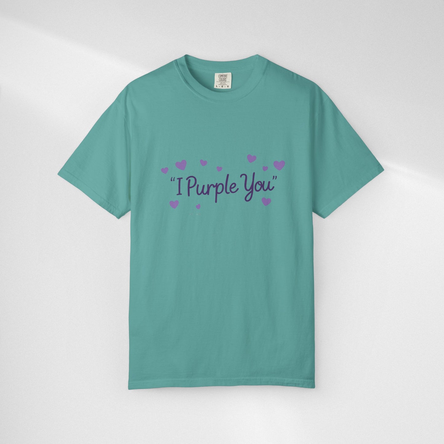 I Purple You T-Shirt — Cute Purple Hearts Valentine Tee