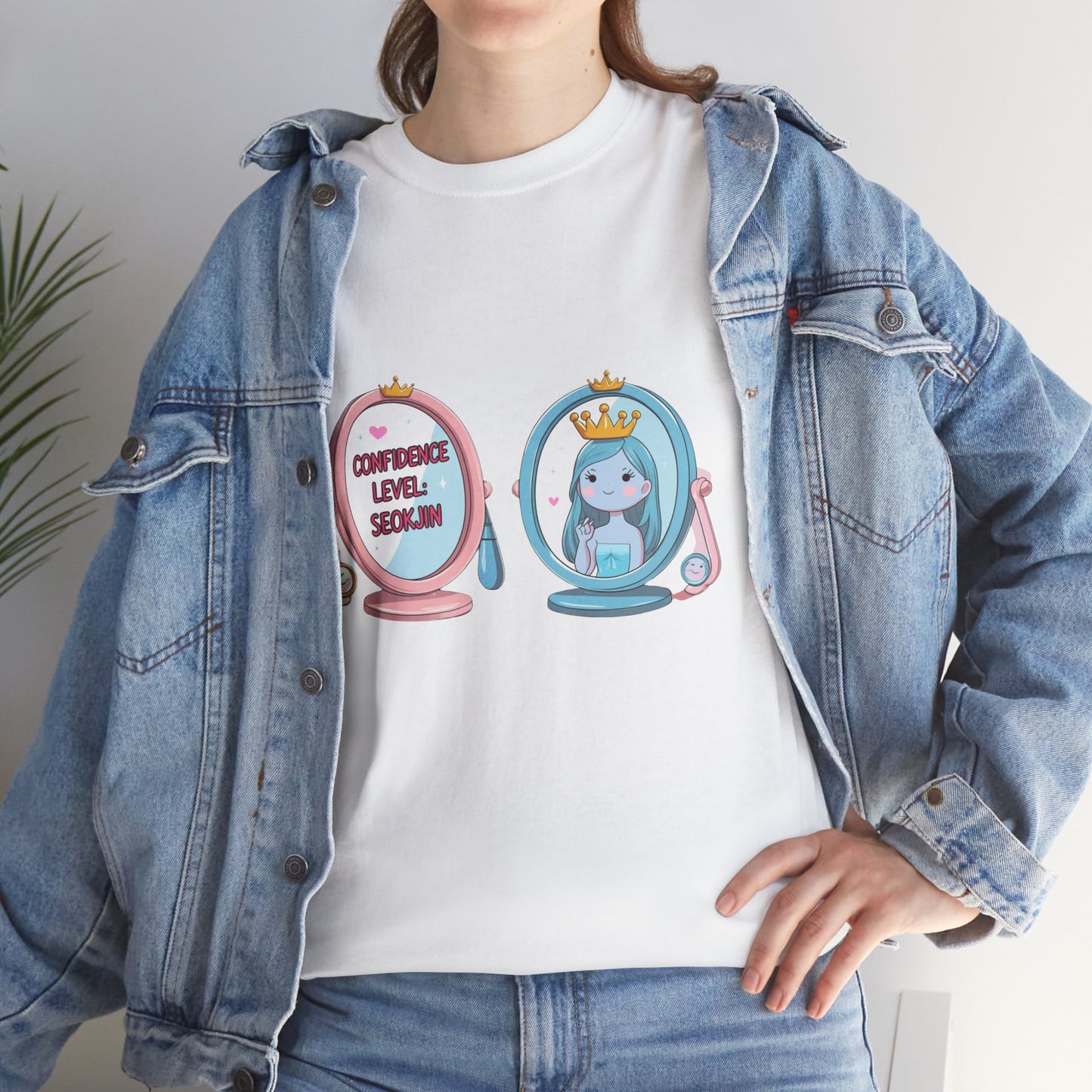 BTS Jin Confidence Level T-Shirt — Seokjin Fan Tee