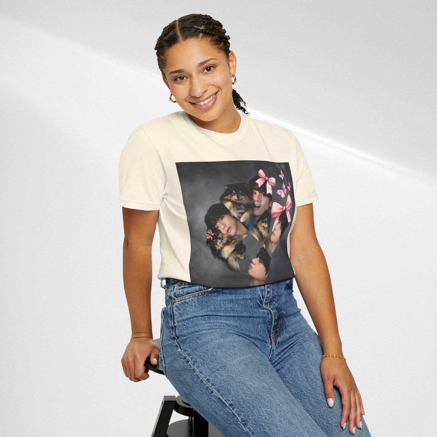 V Too Sweet to Handle T-Shirt — Cute Vintage Photo Collage Tee