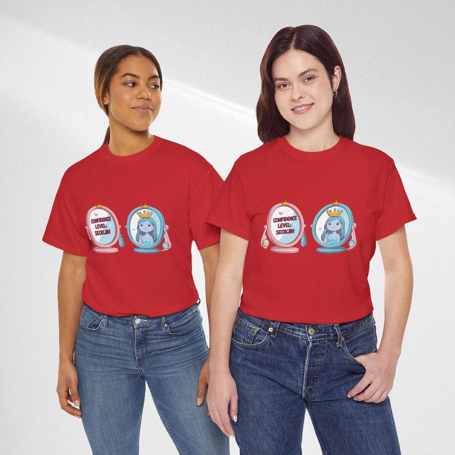 BTS Jin Confidence Level T-Shirt — Seokjin Fan Tee