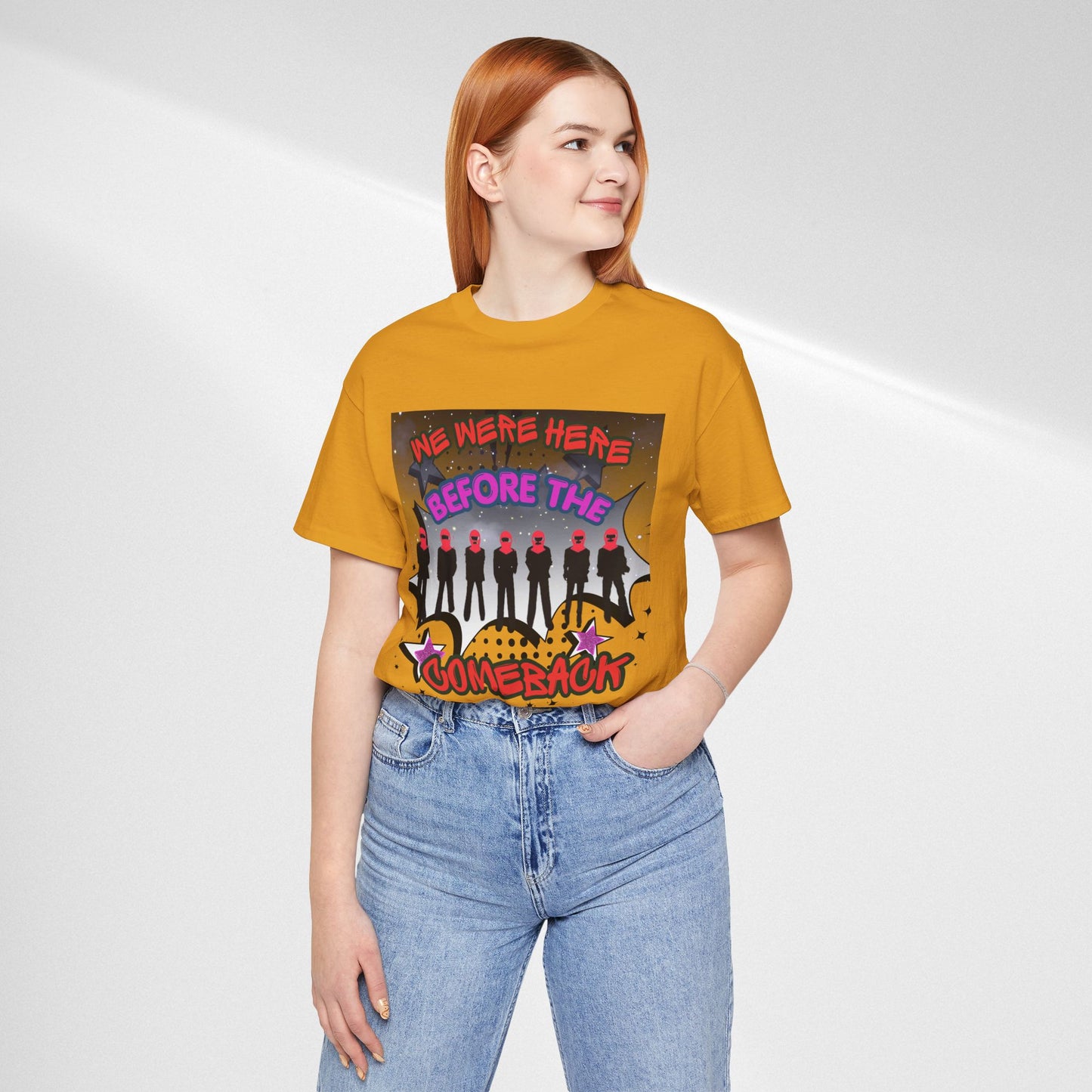 T‑Shirt — 'We Were Here Before the Comeback' Retro Pop Concert Tee