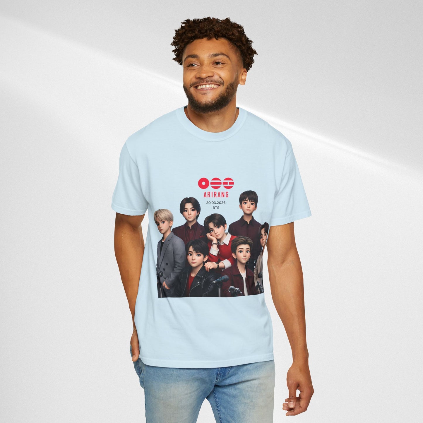 BTS Band Photo T-Shirt — Group Portrait Graphic Tee