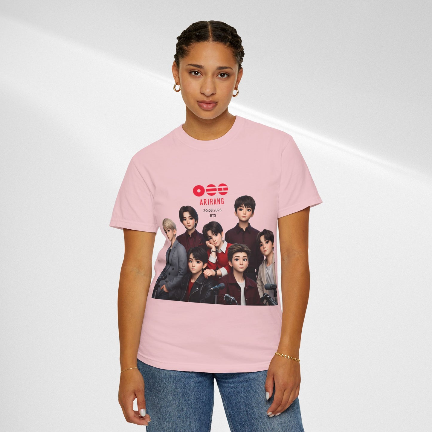 BTS Band Photo T-Shirt — Group Portrait Graphic Tee