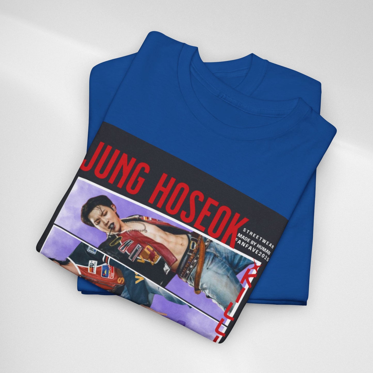 Jung Hoseok Photo Collage Tee — Retro K-Pop Fan Shirt