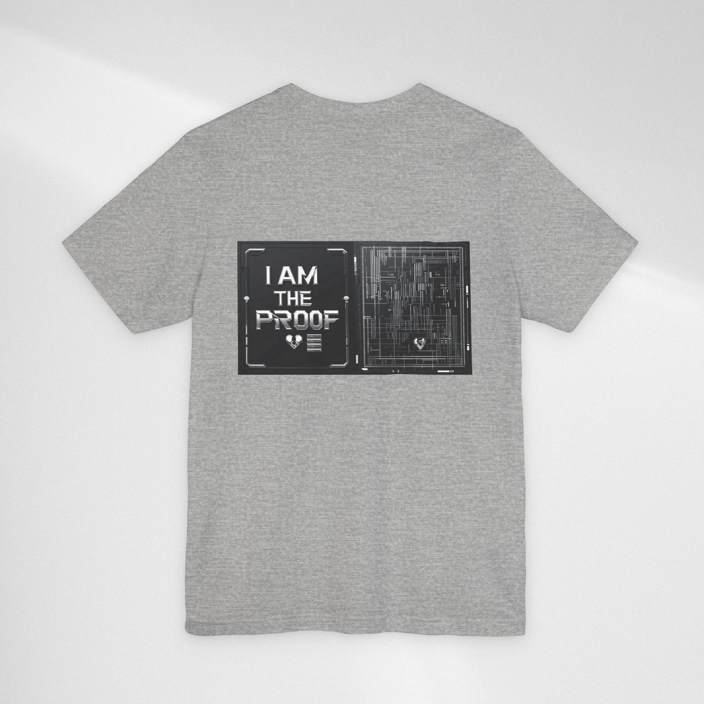 Bulletproof Vest Floral Tee — “I Am The Proof” Graphic T‑Shirt