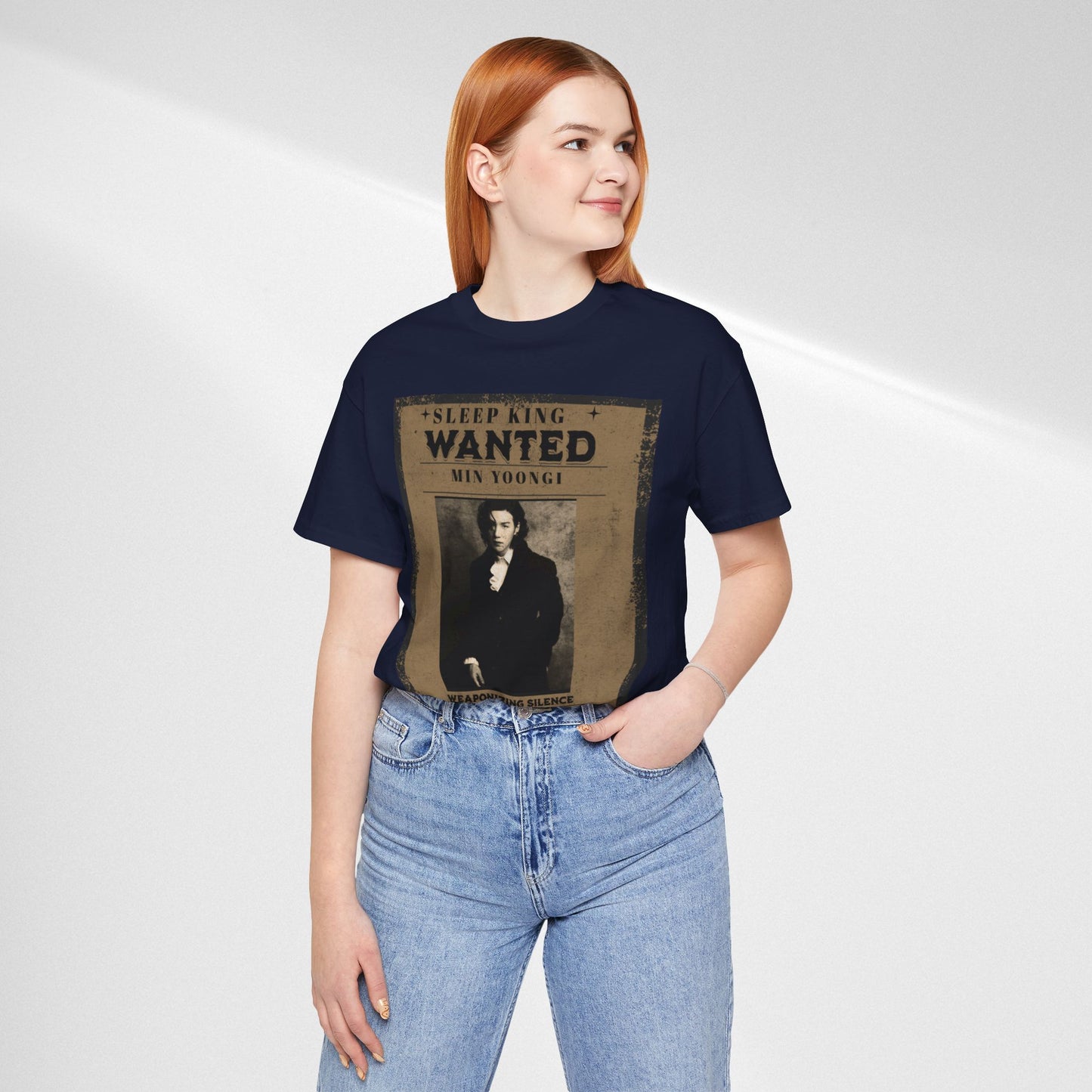 Sleep King Wanted Tee — Vintage 'Min Yoongi' Poster Shirt