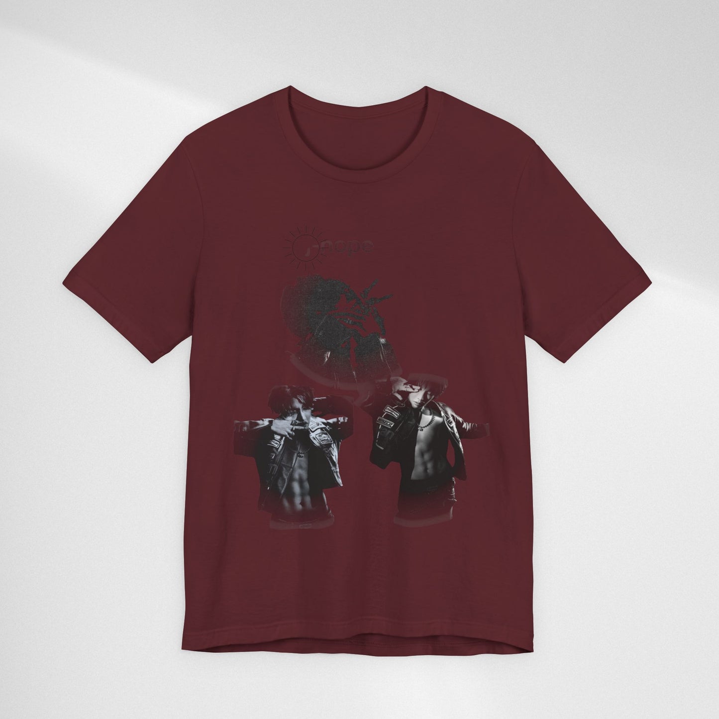 J hope Graphic Tee — Moody Monochrome Portraits