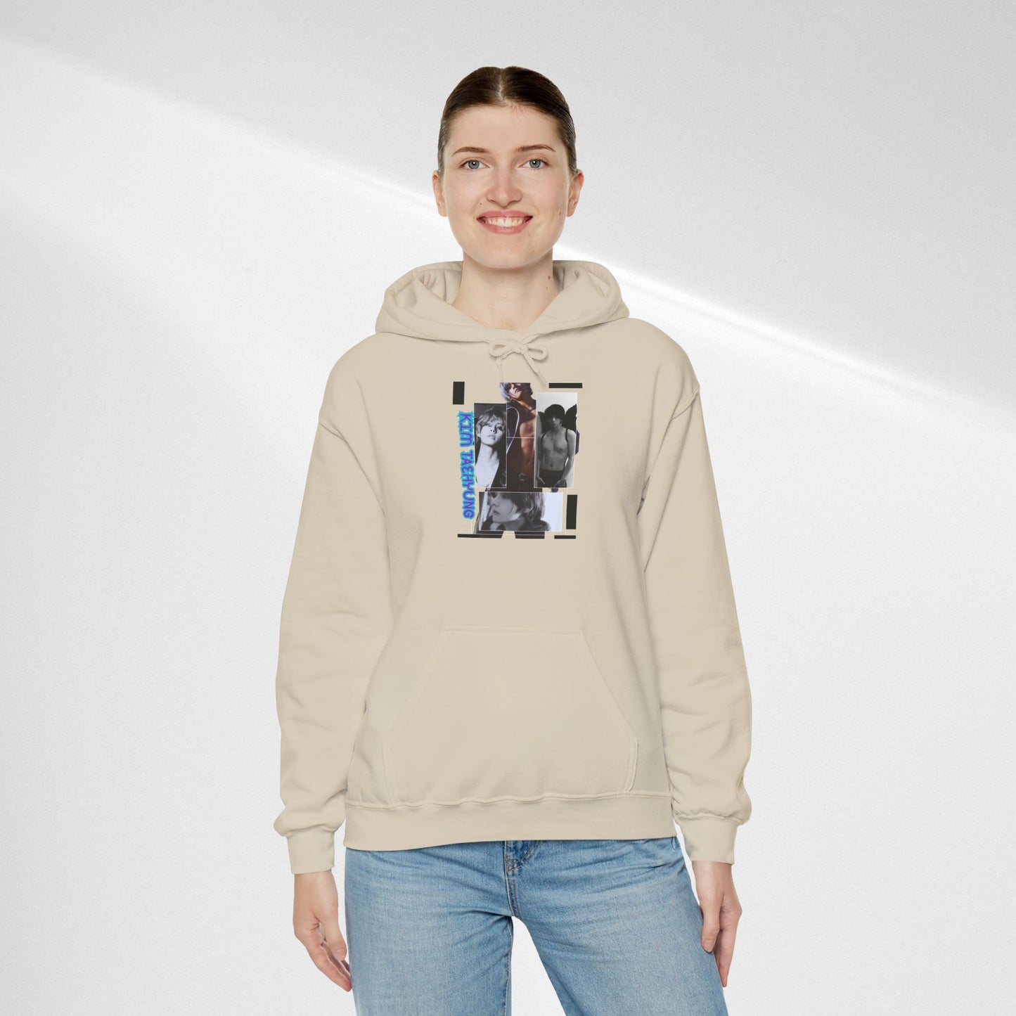 TAE Hoodie — Graphic Photo Collage 'Goth Romance' Streetwear Pullover