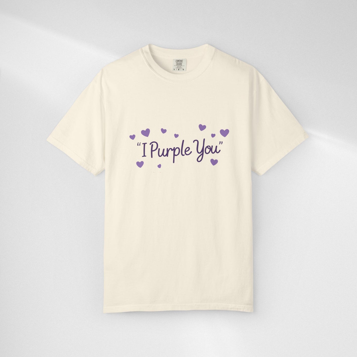 I Purple You T-Shirt — Cute Purple Hearts Valentine Tee