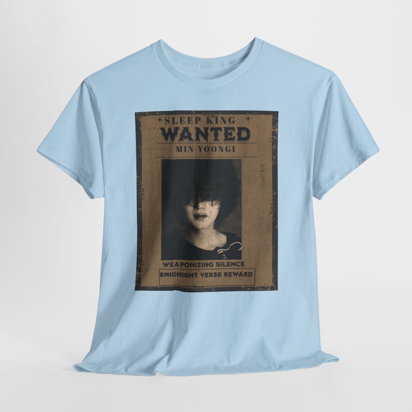 Suga Vintage “Sleeping Wanted” Retro Poster T-Shirt