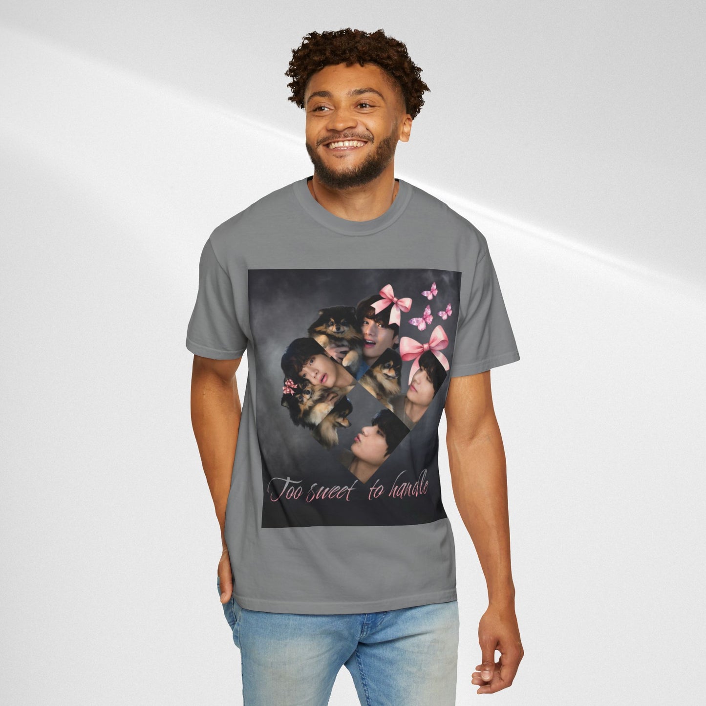V Too Sweet to Handle T-Shirt — Cute Vintage Photo Collage Tee