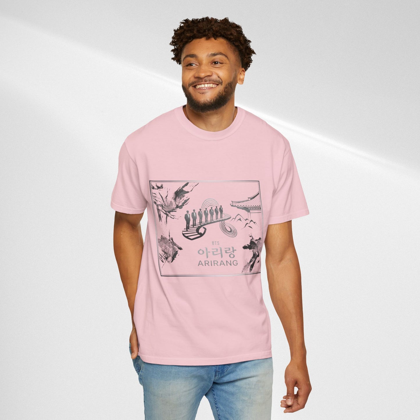 BTS Arirang Graphic T-Shirt — Korean Folklore Illustration Tee