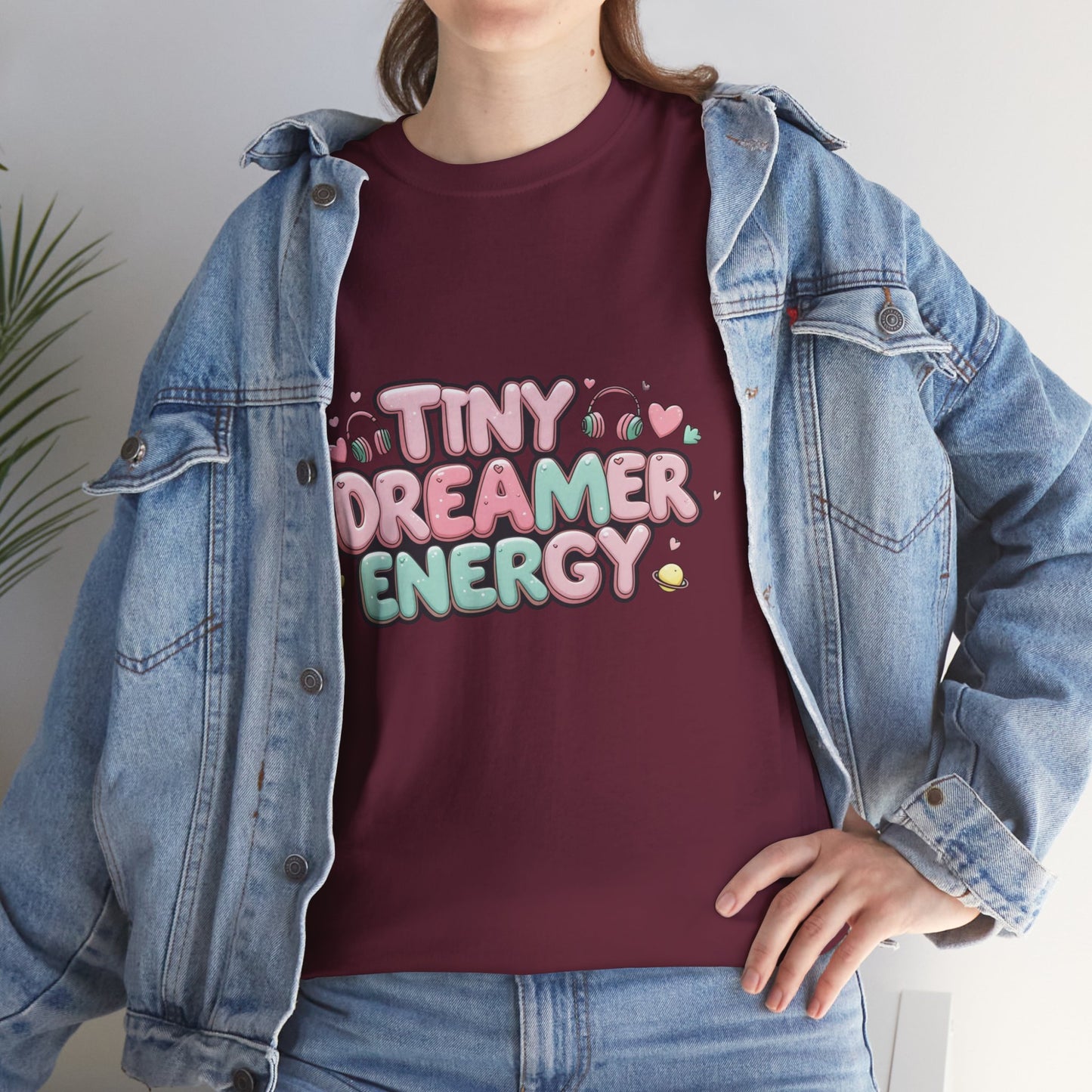 TinyTan Dreamer Energy T-Shirt — Cute Pastel Graphic Tee