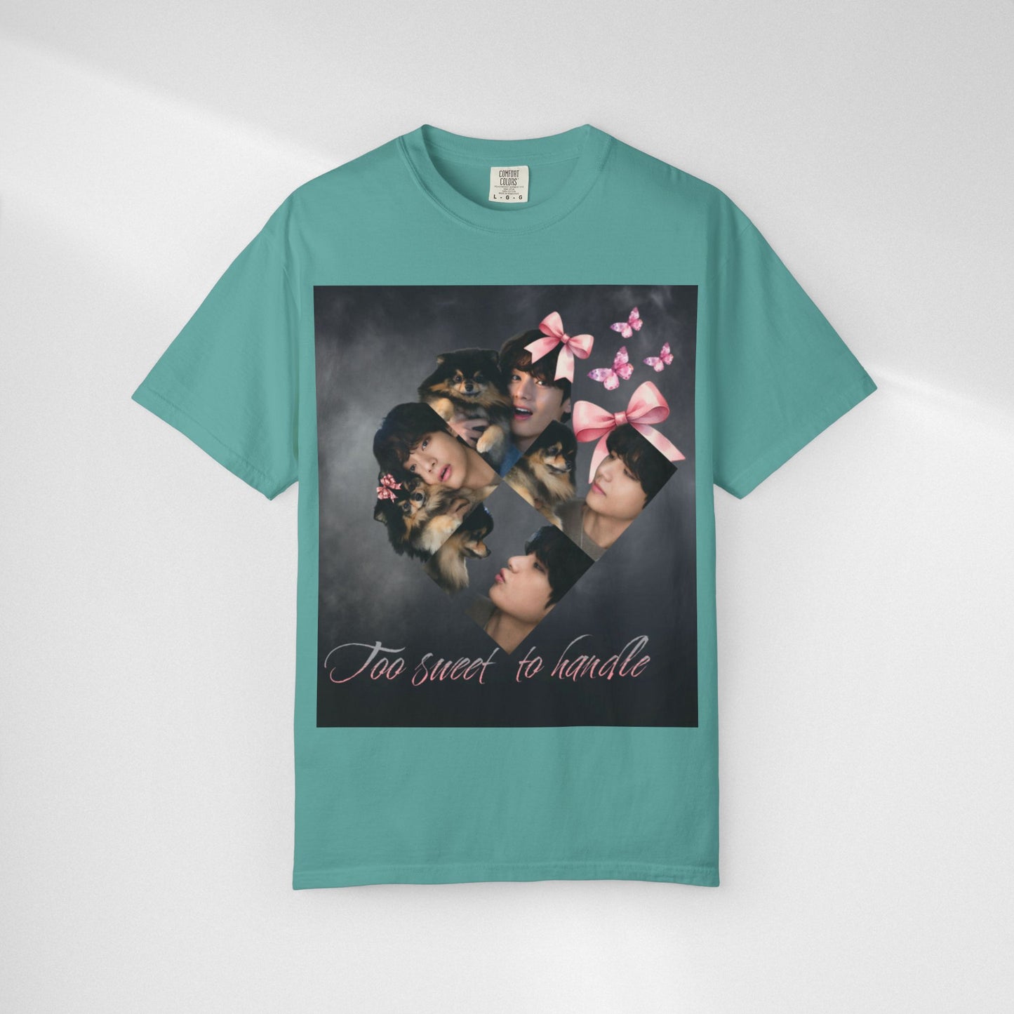 V Too Sweet to Handle T-Shirt — Cute Vintage Photo Collage Tee