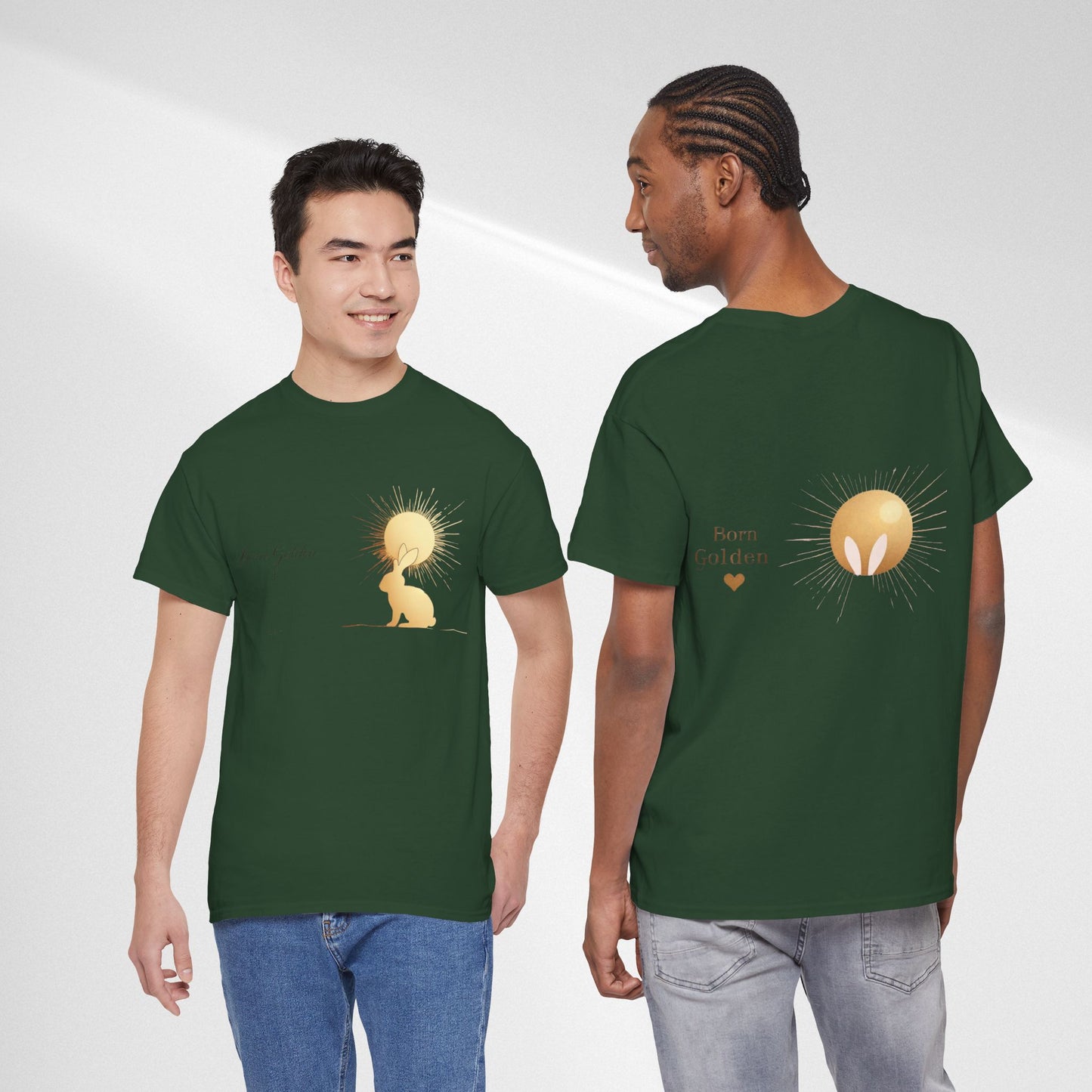 JK Golden Child T-Shirt — 'Born Golden' Cute Kids Illustration Tee