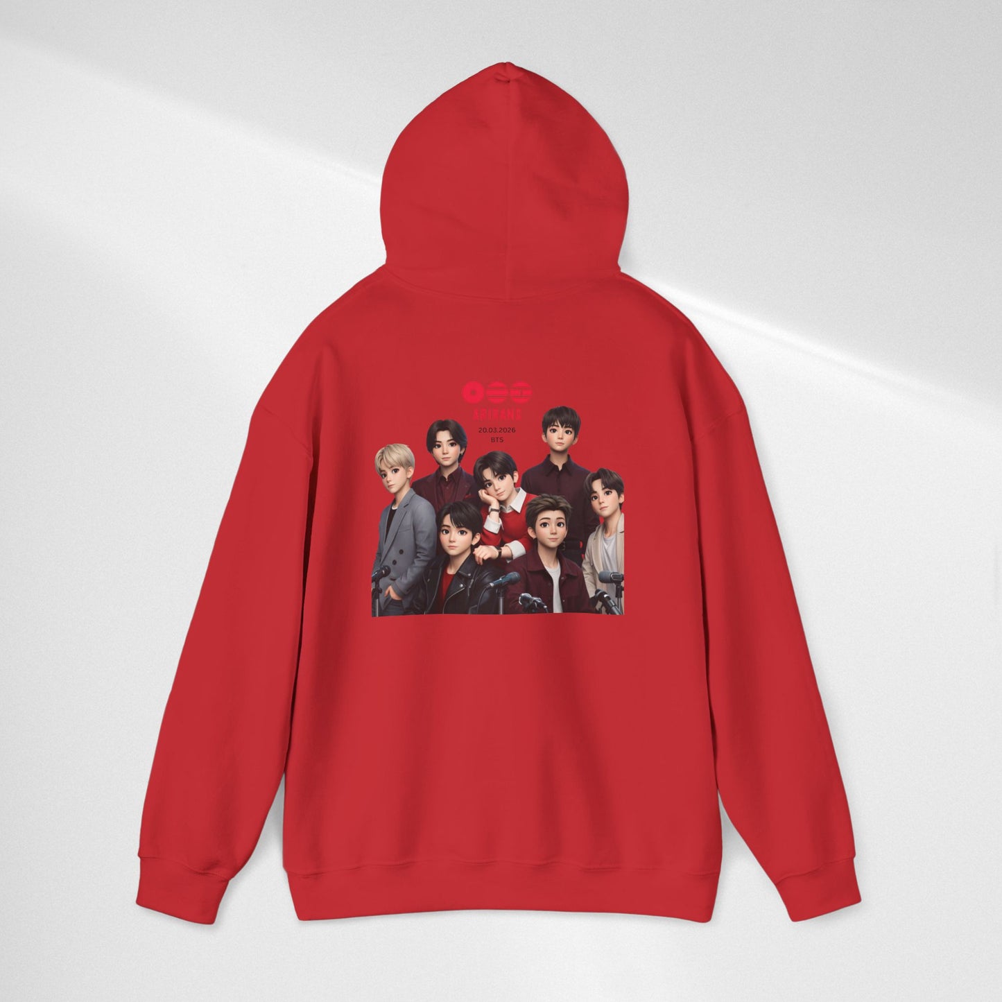 BTS Group Photo Hoodie – Korean Boy Band Pullover
