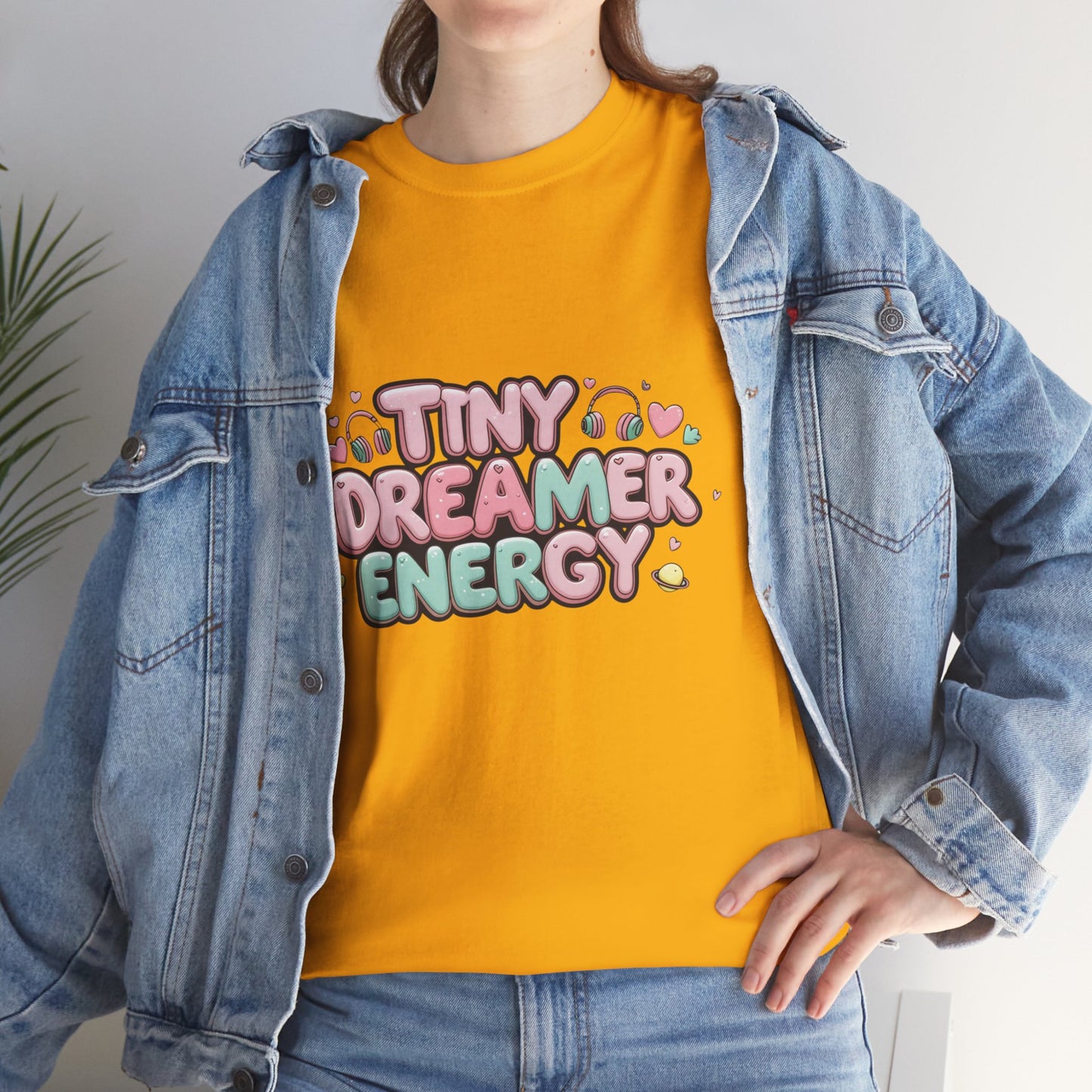 TinyTan Dreamer Energy T-Shirt — Cute Pastel Graphic Tee