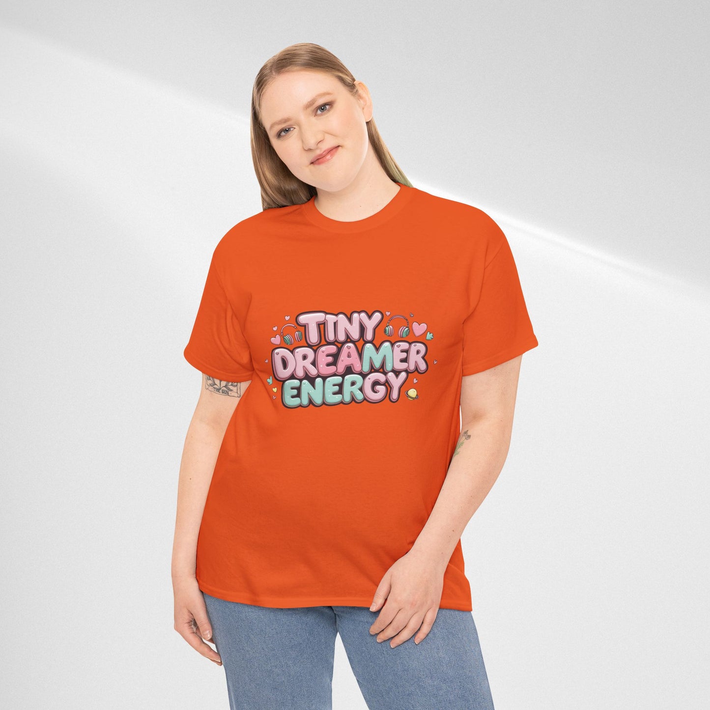 TinyTan Dreamer Energy T-Shirt — Cute Pastel Graphic Tee